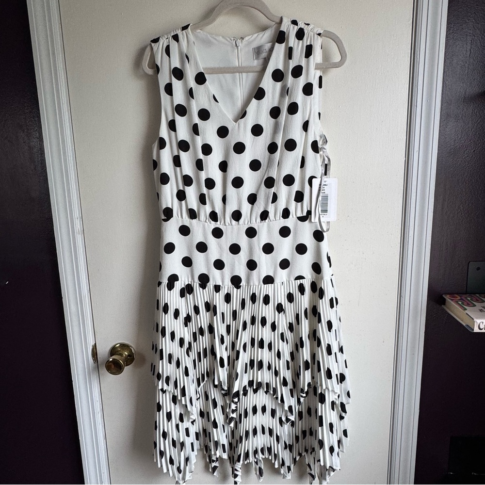 Mikael Aghal Elegant White Dress
